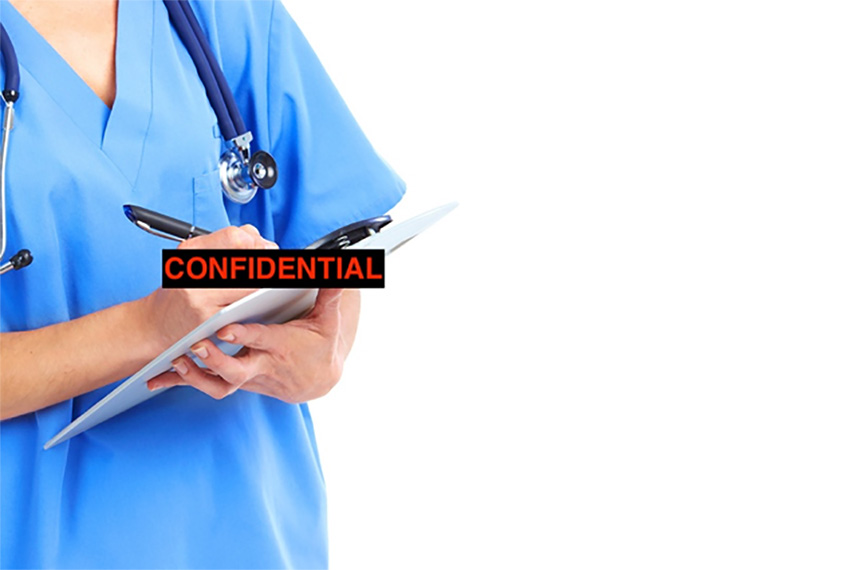 Confidential medical records CAN be evidence at trial.